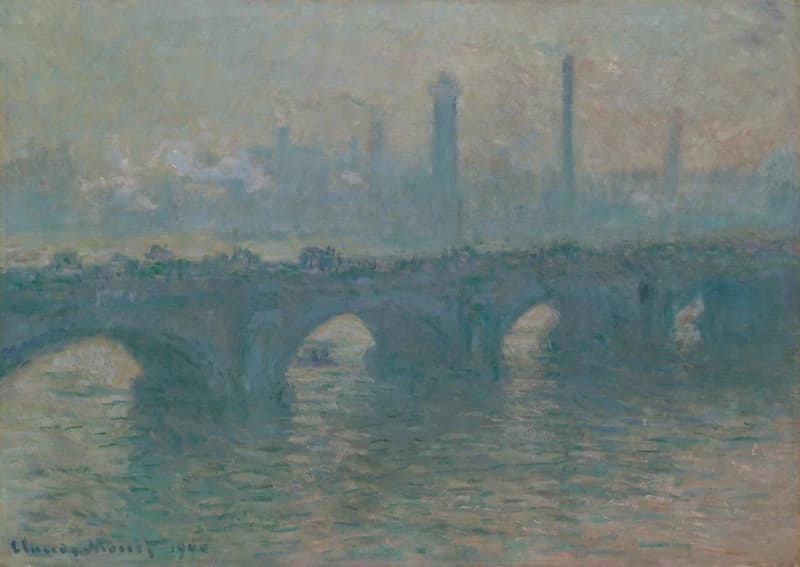 Waterloo Bridge, Gray Weather