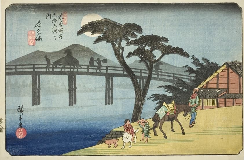 木曾海道六拾九次之内 長久保