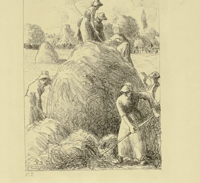 large central haystack