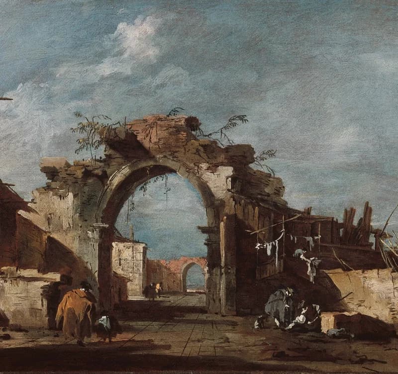 Architecture in Art: Painted Buildings and Ruins — detail 3