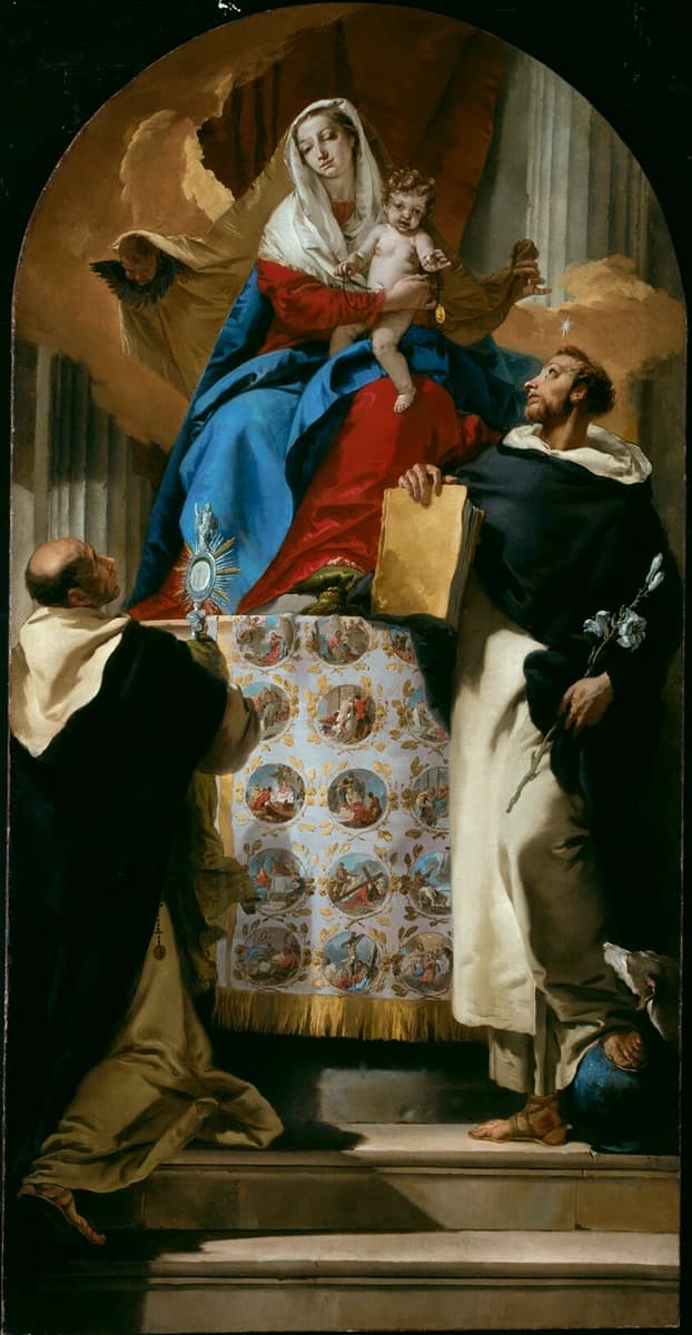 Virgin and Child with Saints Dominic and Hyacinth(1730–35)