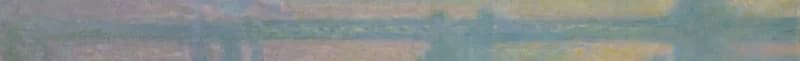 horizontal line of Charing Cross Bridge