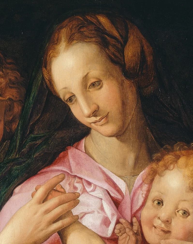 face of the Virgin Mary