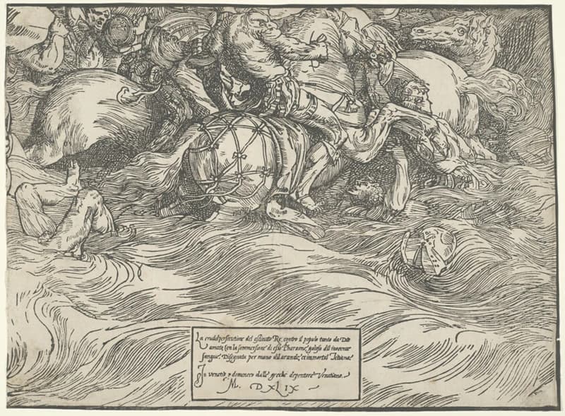 The Submersion of Pharaoh's Army in the Red Sea