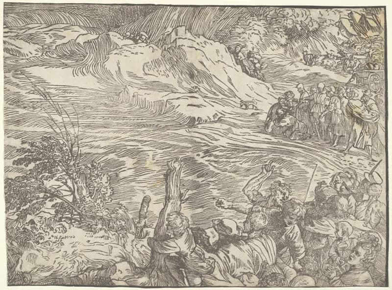 turbulent waves of the Red Sea
