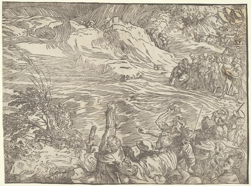 The Submersion of Pharaoh's Army in the Red Sea