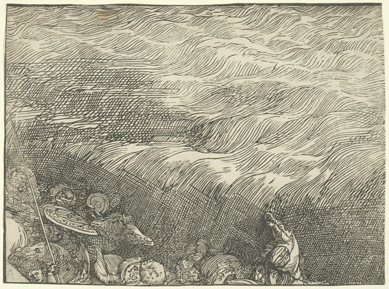 The Submersion of Pharaoh's Army in the Red Sea