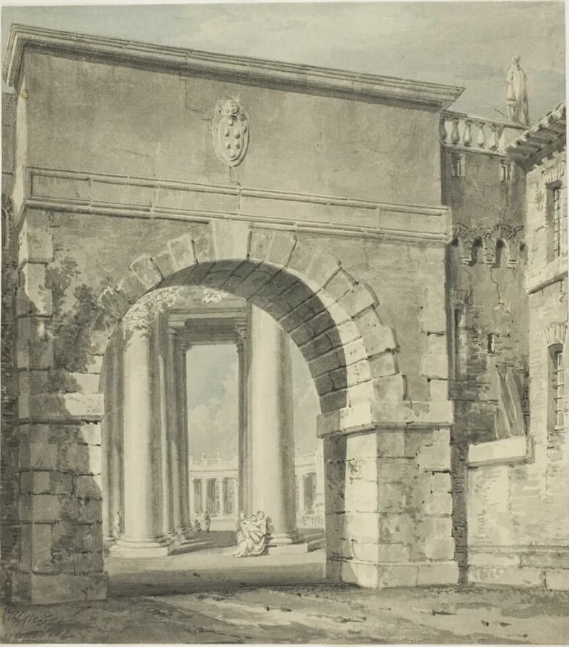 Main structure of Porta Angelica