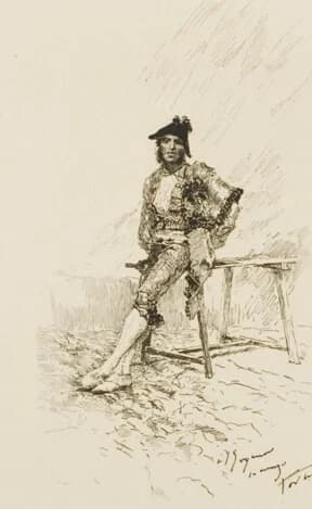 man in Goya-era costume