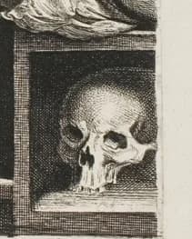 skull symbolizing death