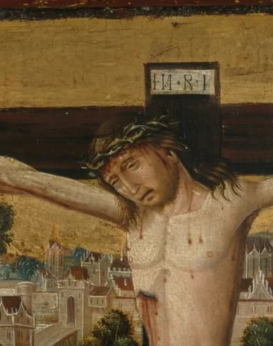 Face of Christ with expression of agony