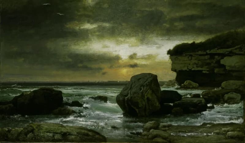 turbulent sea surface