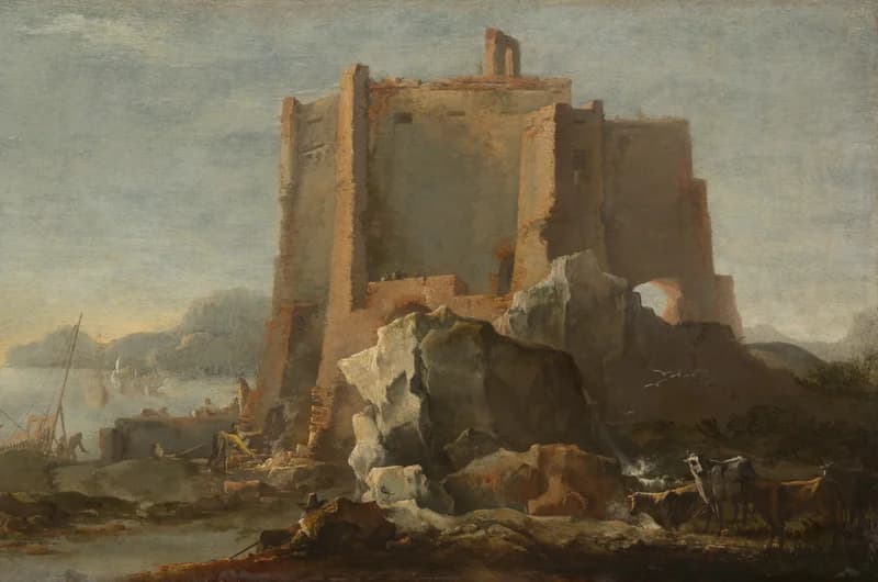 Massive fortress ruins