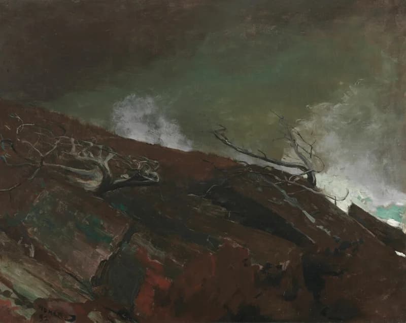 Main rocky terrain