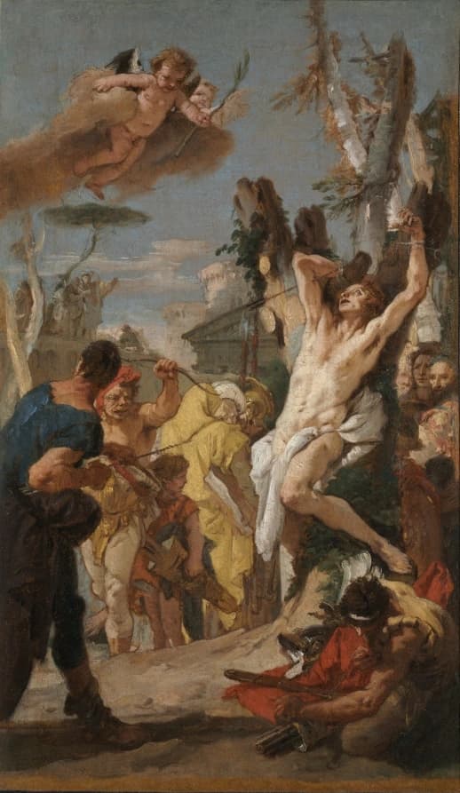Study for "The Martyrdom of Saint Sebastian" (for the Augustinian monastery at Diessen, Germany)(1739)