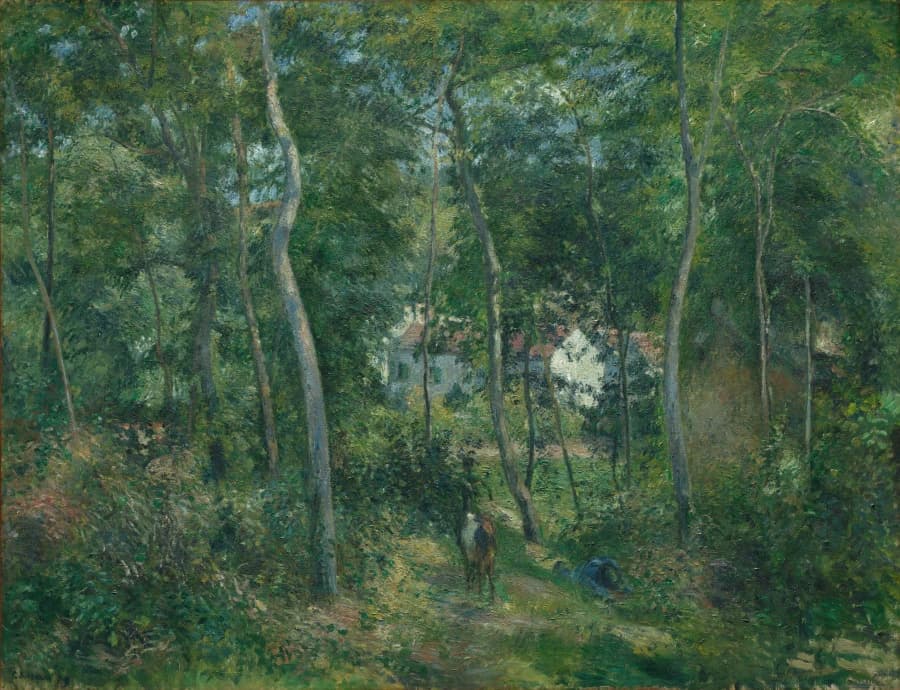 Edge of the Woods Near L'Hermitage, Pontoise(1879)