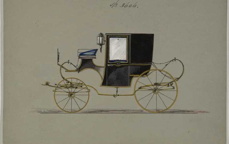 Entire Brougham carriage