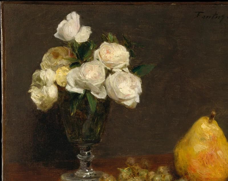 bouquet of white roses