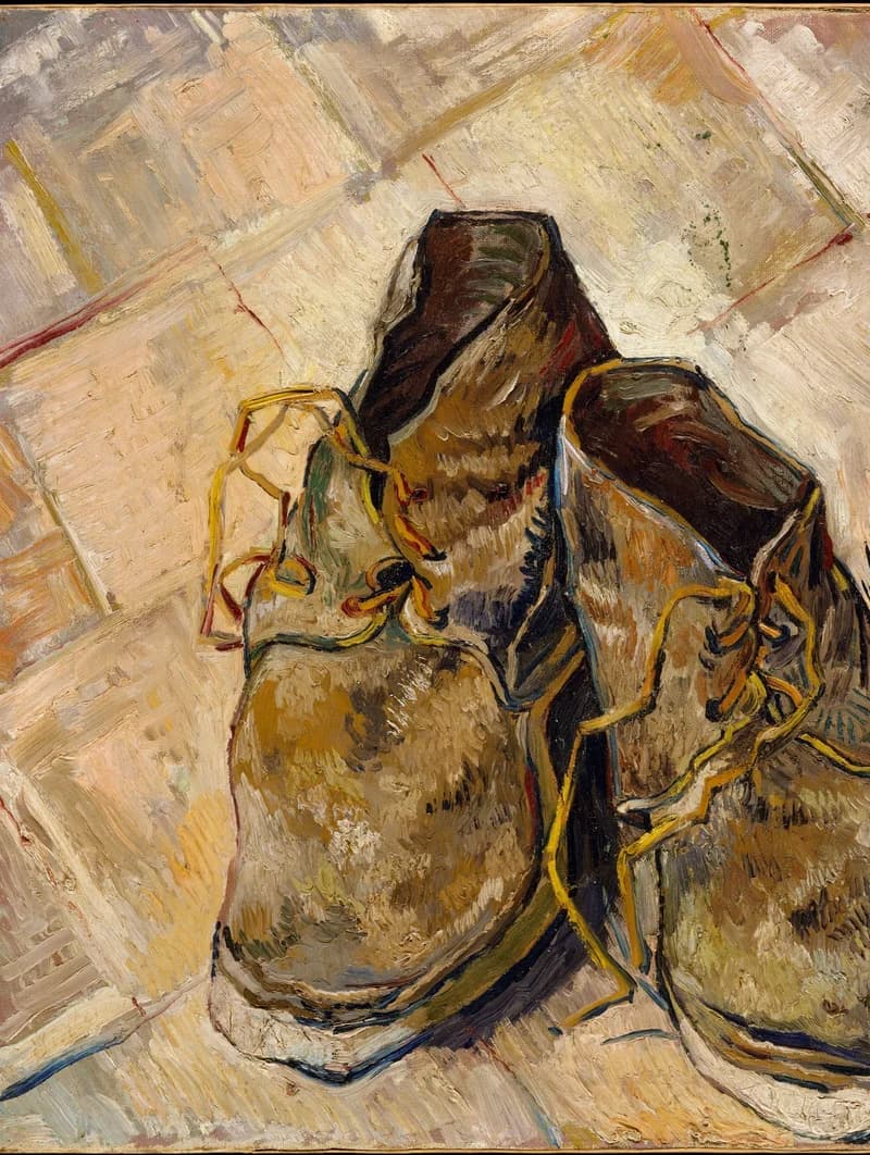 old shoe on the left