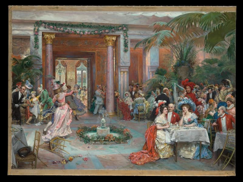 Masquerade Ball at the Ritz Hotel, Paris