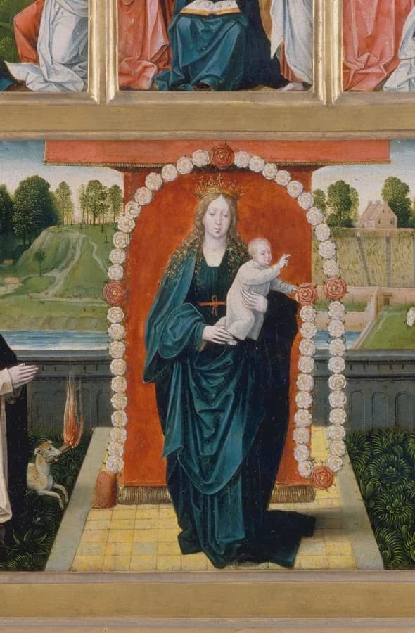 Rose Garland (Symbol of the Rosary)