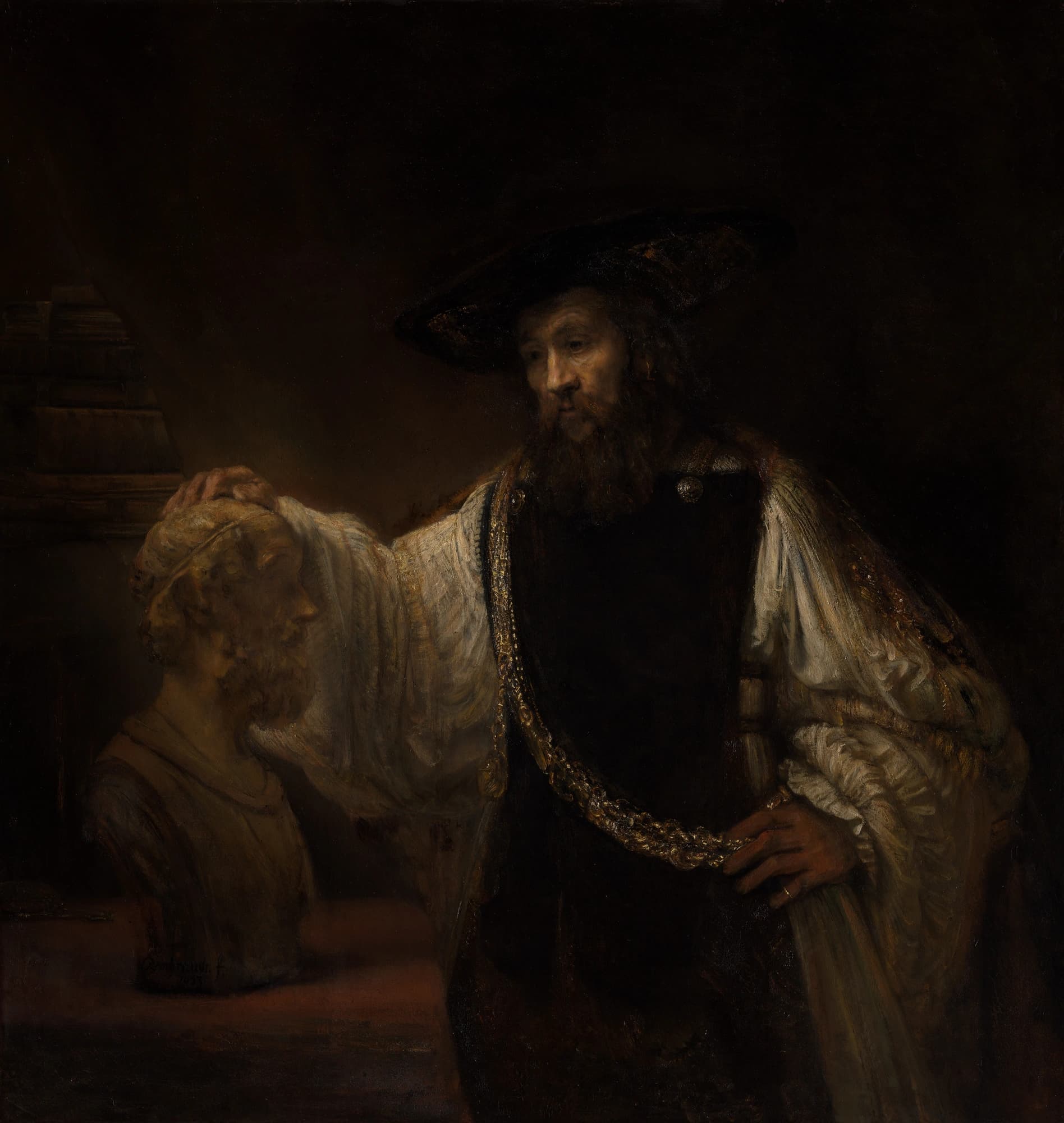 Aristotle with a Bust of Homer