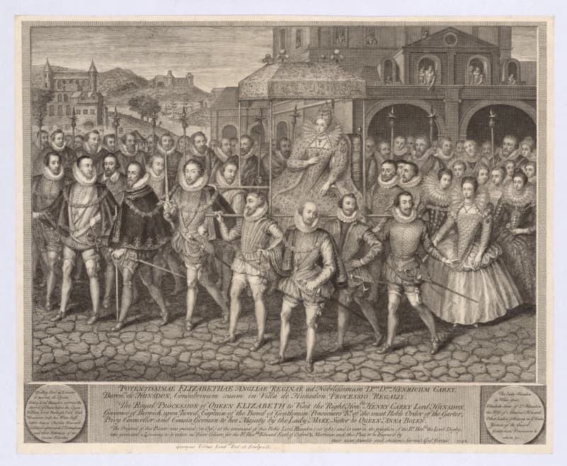 The Royal Procession of Queen Elizabeth